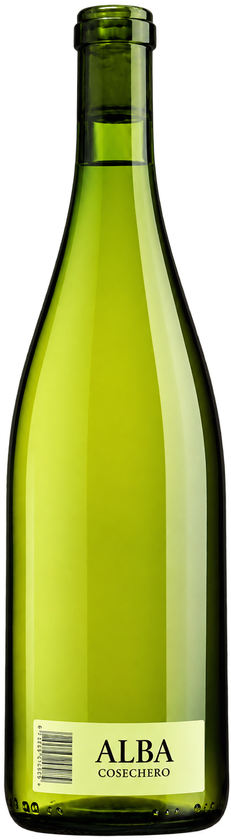 Botella de Alba Cosechero, vino blanco de albariño de 75 cl
