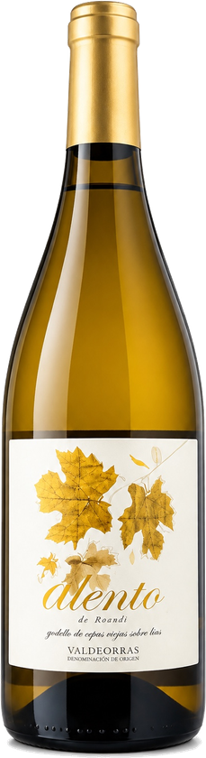 Botella de Alento de Roandi, godello de cepas viejas sobre lías de la D.O. Valdeorras