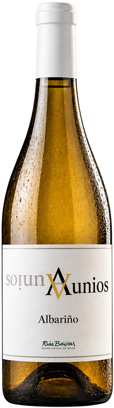 Botella de Aunios Albariño, D.O. Rías Baixas, de 75 cl