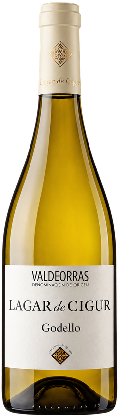 Botella de Lagar de Cigur Godello, vino blanco de la D.O. Valdeorras