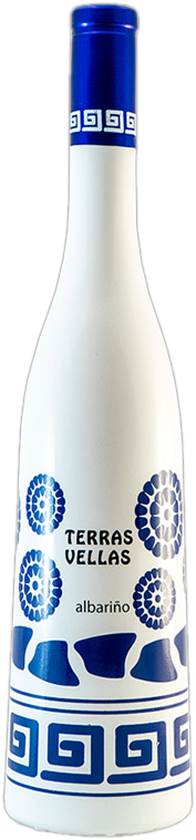 Botella de Terras Vellas Albariño, D.O. Rías Baixas, de 75 cl