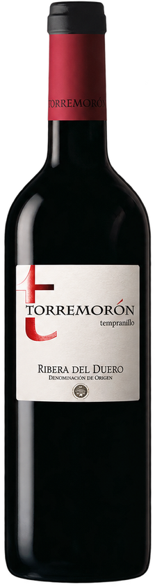 Botella de Torremorón Joven, vino tinto joven de Ribera del Duero